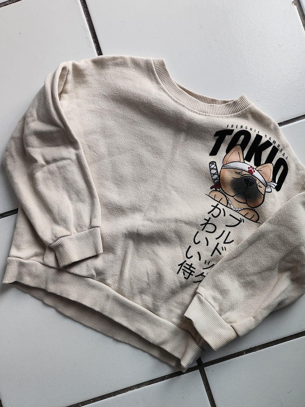 Zara Cream Crewneck Sweatshirt